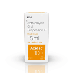 Azidac 100 Mg Oral Suspension 15 Ml Azidac 100 Mg Oral Suspension 15 Ml