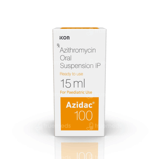 Azidac 100 Mg Oral Suspension 15 Ml