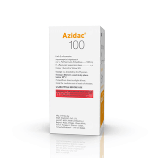 Azidac 100 Mg Oral Suspension 15 Ml