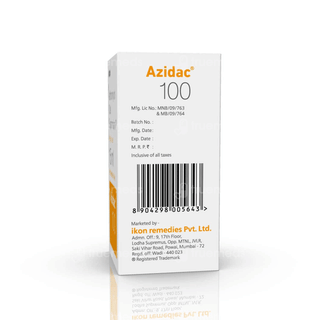 Azidac 100 Mg Oral Suspension 15 Ml