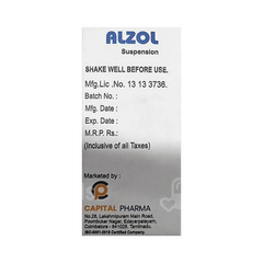 Alzol 200 Mg Oral Suspension 10 Ml Alzol 200 Mg Oral Suspension 10 Ml