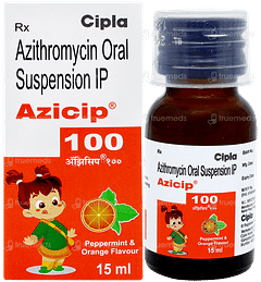 Azicip 100 Peppermint And Orange Flavour Suspension 15ml