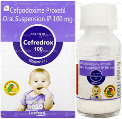 Cefredrox 100 Mango & Peppermint Flavour Suspension 30ml Cefredrox 100 Mango & Peppermint Flavour Suspension 30ml