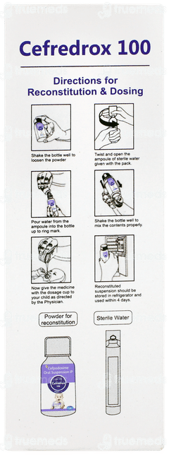 Cefredrox 100 Mango & Peppermint Flavour Suspension 30ml