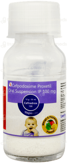 Cefredrox 100 Mango & Peppermint Flavour Suspension 30ml