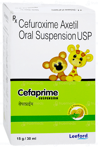 Cefaprime Orange & Peppermint Flavour Suspension 30ml