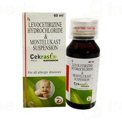 Cekrast 2.5/4 MG Oral Suspension 60 ML