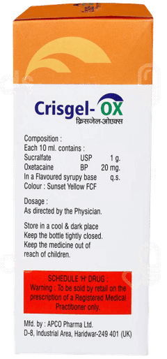 Crisgel Ox 1000/20 MG Oral Suspension 200 ML Crisgel Ox 1000/20 MG Oral Suspension 200 ML