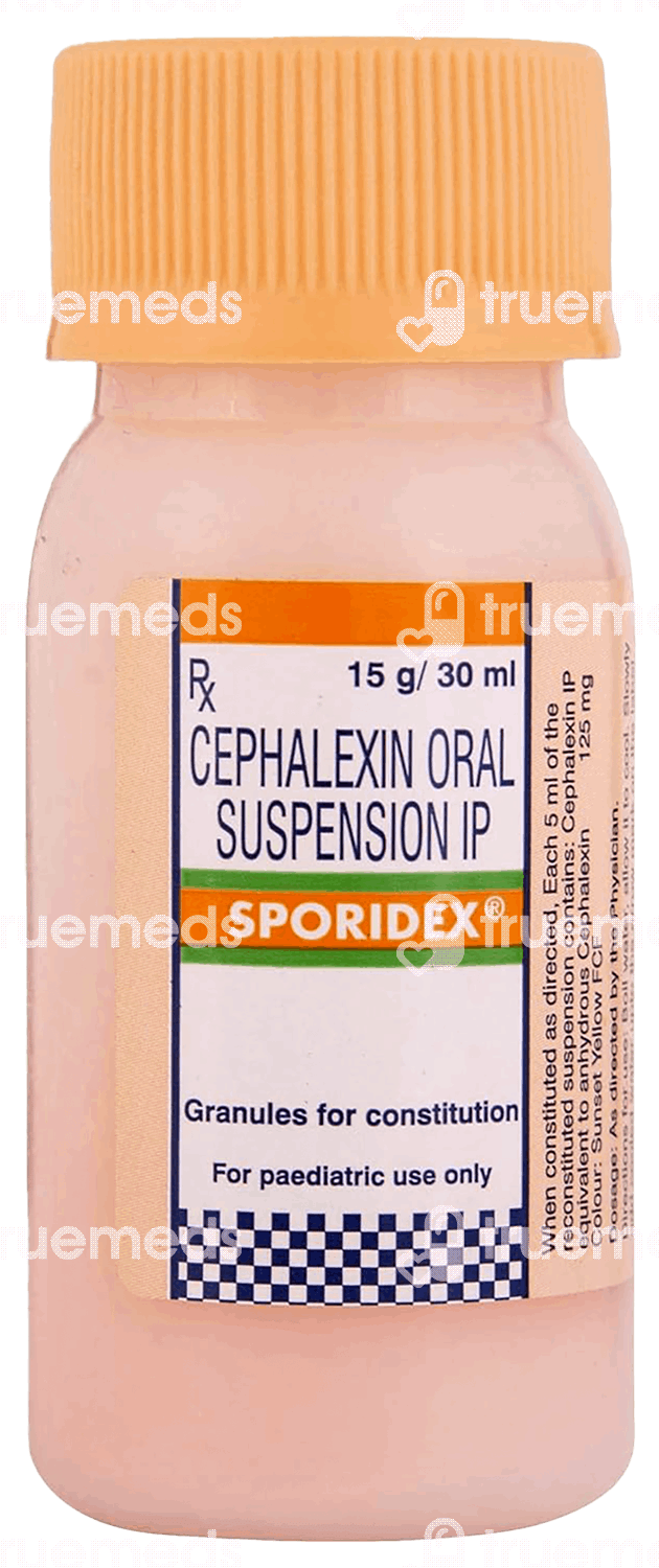Sporidex 125 Mg Oral Suspension 30 Ml Uses, Side Effects, Dosage