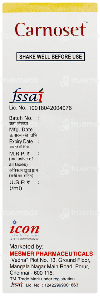 Carnoset Mango Flavour Sugar Free Suspension 200ml