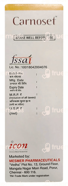 Carnoset Mango Flavour Sugar Free Suspension 200ml