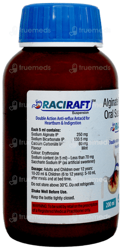 Raciraft Mint Flavour Sugar Free Suspension 200Ml