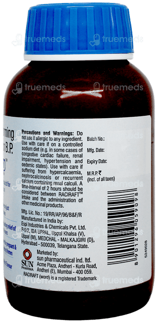 Raciraft Mint Flavour Sugar Free Suspension 200Ml