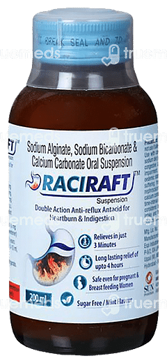 RACIRAFT MINT FLAVOUR SUGAR FREE ORAL SUSPENSION 200ML