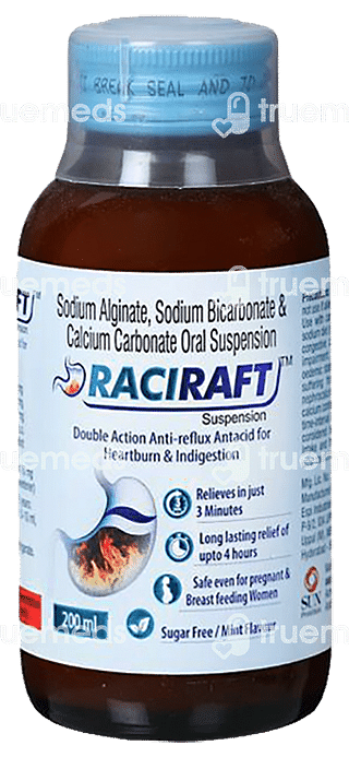 Raciraft Sf Mint Flavour Oral Suspension  200 ML