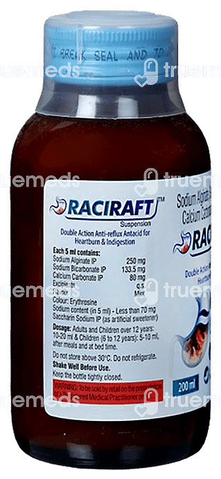 Raciraft Mint Flavour Sugar Free Oral Suspension 200ml