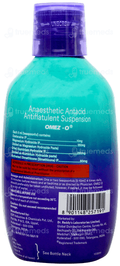 Omez O Mint Flavour Sugar Free Suspension 200ml Omez O Mint Flavour Sugar Free Suspension 200ml