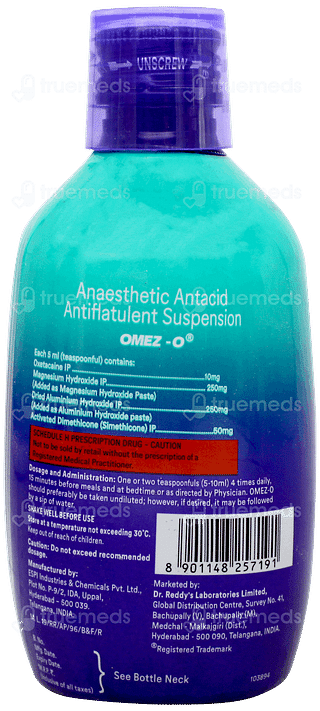 Omez O Mint Flavour Sugar Free Suspension 200ml