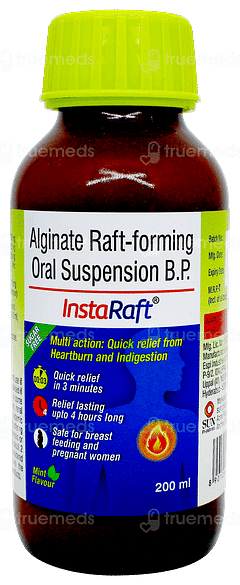 Instaraft Mint Flavour Sugar Free Oral Suspension 200ml