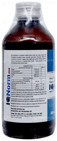 Iq Norm Dha Mango Flavour Suspension 200ml