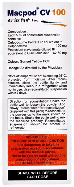Macpod Cv 100 Suspension 30ml