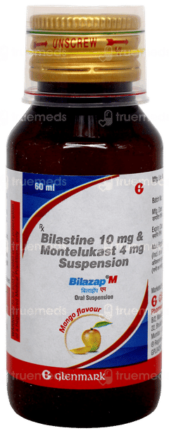 Bilazap M Mango Flavour Suspension 60Ml Bilazap M Mango Flavour Suspension 60Ml