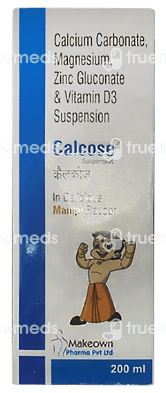 Calcose Mango Flavour Suspension 200 ML Calcose Mango Flavour Suspension 200 ML
