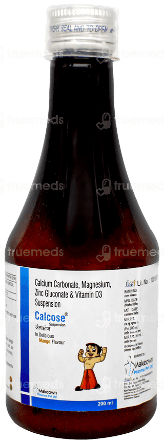 Calcose Mango Flavour Suspension 200 ML