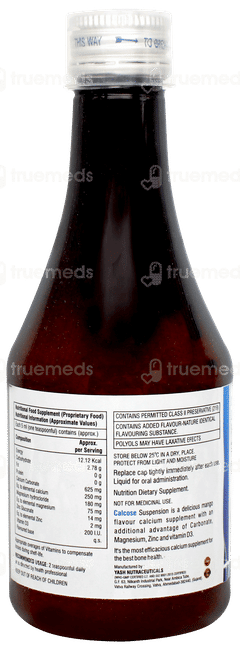 Calcose Mango Flavour Suspension 200 ML