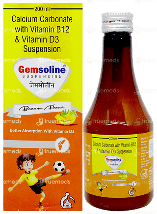 Gemsoline Banana Flavour Suspension 200ml