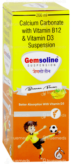 Gemsoline Banana Flavour Suspension 200ml