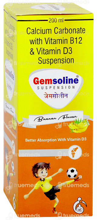 Gemsoline Banana Flavour Suspension 200ml