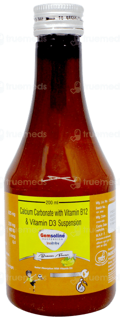 Gemsoline Banana Flavour Suspension 200ml