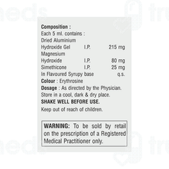Alumcid Mps Oral Suspension 170 ML