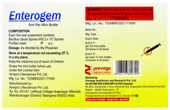 Enterogem 10 Mini Bottles Of 5ml Suspension