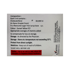 D3 Nano Plus Orange Flavour Sugar Free Oral Solution 5ml D3 Nano Plus Orange Flavour Sugar Free Oral Solution 5ml