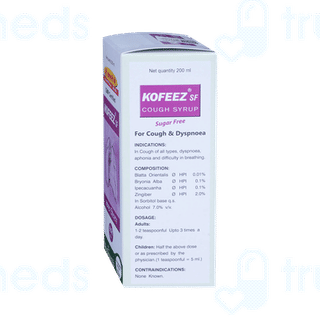 Medisynth Kofeez Sugar Free Cough Syrup 200 ML