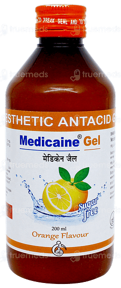 Medicaine Orange Flavour Sugar Free Gel 200ml