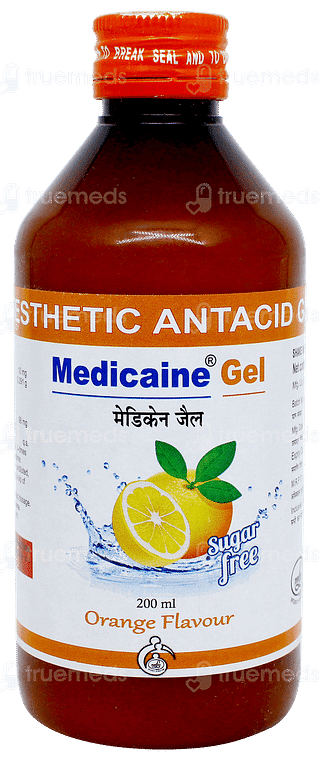 Medicaine Orange Flavour Sugar Free Gel 200ml