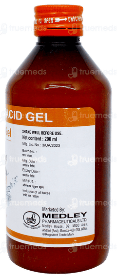 Medicaine Orange Flavour Sugar Free Gel 200ml Medicaine Orange Flavour Sugar Free Gel 200ml