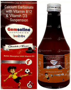 Gemsoline Chocolate Flavour Suspension 200ml