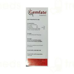 Gemfate Orange Flavour Sugar Free Suspension 200ml
