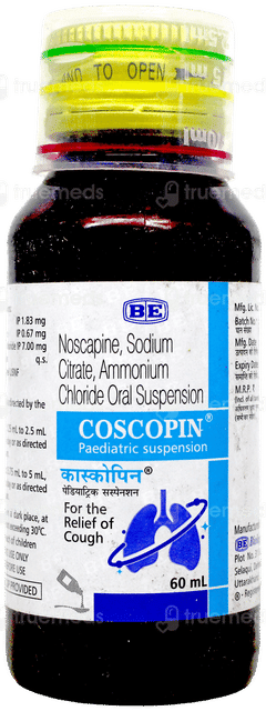 Coscopin Paediatric Suspension 60Ml