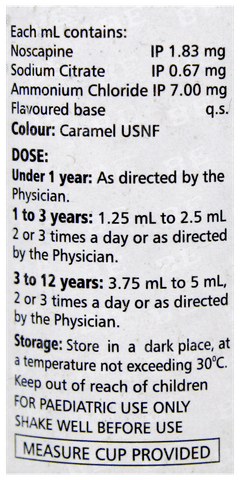 Coscopin Paediatric Suspension 60Ml