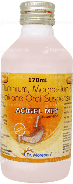 Acigel Mps Orange Flavour Suspension 170Ml