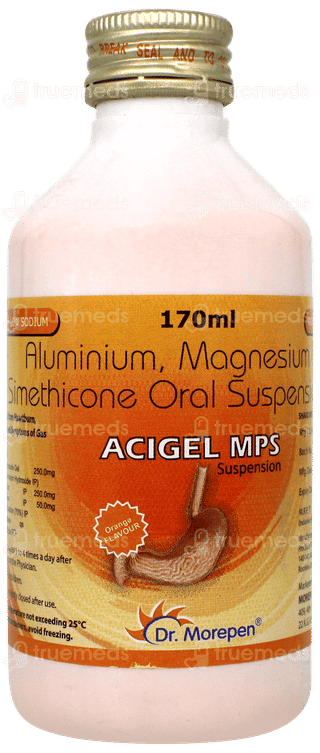 Acigel Mps Orange Flavour Suspension 170ml