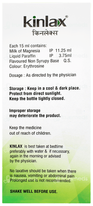 Kinlax Mint Flavour Sugar Free Suspension 200ml