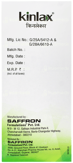 Kinlax Mint Flavour Sugar Free Suspension 200ml