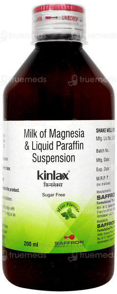 Kinlax Mint Flavour Sugar Free Suspension 200ml