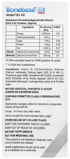 Bonebase D3 Nano Suspension 200ml